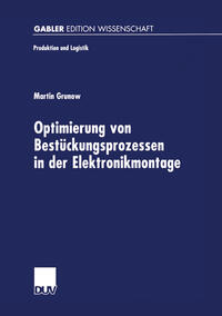 Vorderes Coverbild Optimierung von Bestückungsprozessen in der Elektronikmontage