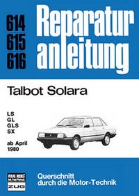 Vorderes Coverbild Talbot Solara ab April 1980