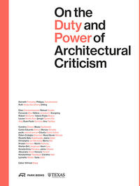 Vorderes Coverbild On the Duty and Power of Architectural Criticism
