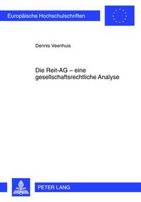 Vorderes Coverbild Die Reit-AG – eine gesellschaftsrechtliche Analyse