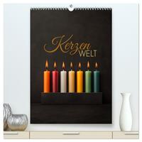 Vorderes Coverbild Kerzenwelt (hochwertiger Premium Wandkalender 2026 DIN A2 hoch), Kunstdruck in Hochglanz