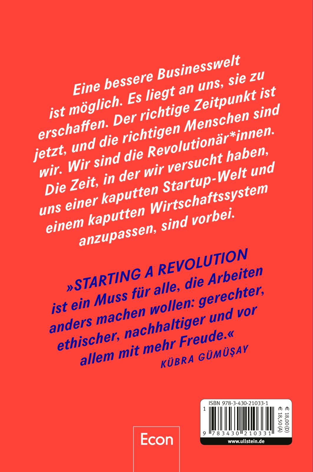 Rückseitencover Starting a Revolution