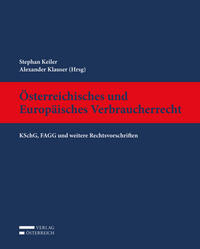 Vorderes Coverbild Österreichisches und Europäisches Verbraucherrecht