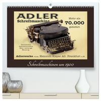 Vorderes Coverbild Schreibmaschinen um 1900 (hochwertiger Premium Wandkalender 2025 DIN A2 quer), Kunstdruck in Hochglanz