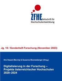 Vorderes Coverbild Digitalisierung in der Forschung. Projekte österreichischer Hochschulen 2020-2024