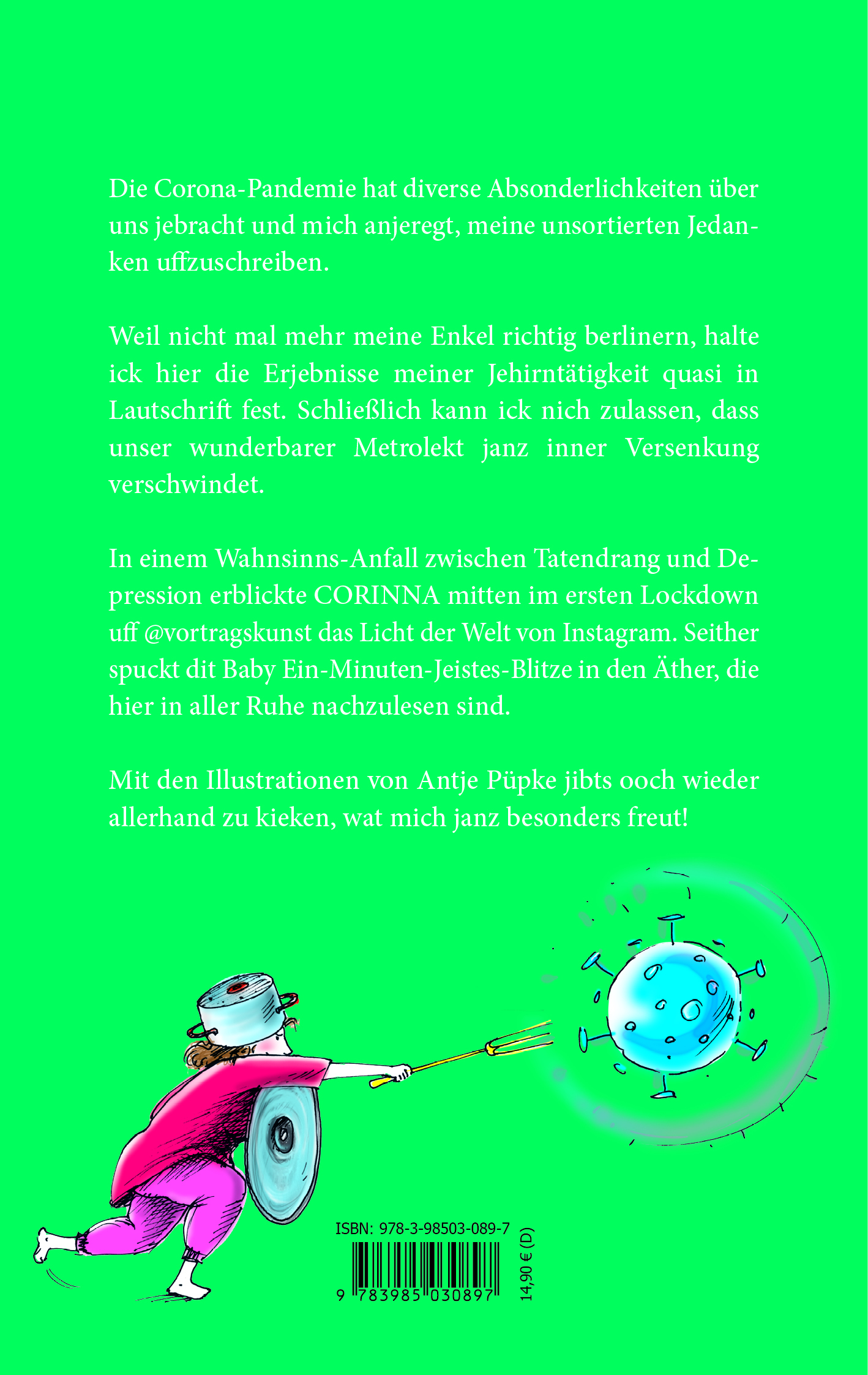 Rückseitencover TAGEBUCH EINER SYSTEM-IRRE-LEVANTEN BERLINERIN