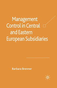 Vorderes Coverbild Management Control in Central and Eastern European Subsidiaries