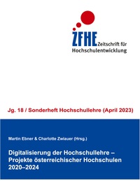 Vorderes Coverbild Digitalisierung der Hochschullehre. Projekte österreichischer Hochschulen 2020-2024