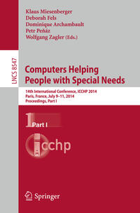 Vorderes Coverbild Computers Helping People with Special Needs