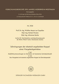 Vorderes Coverbild Schwingungen der elastisch angelenkten Koppel eines Viergelenkgetriebes
