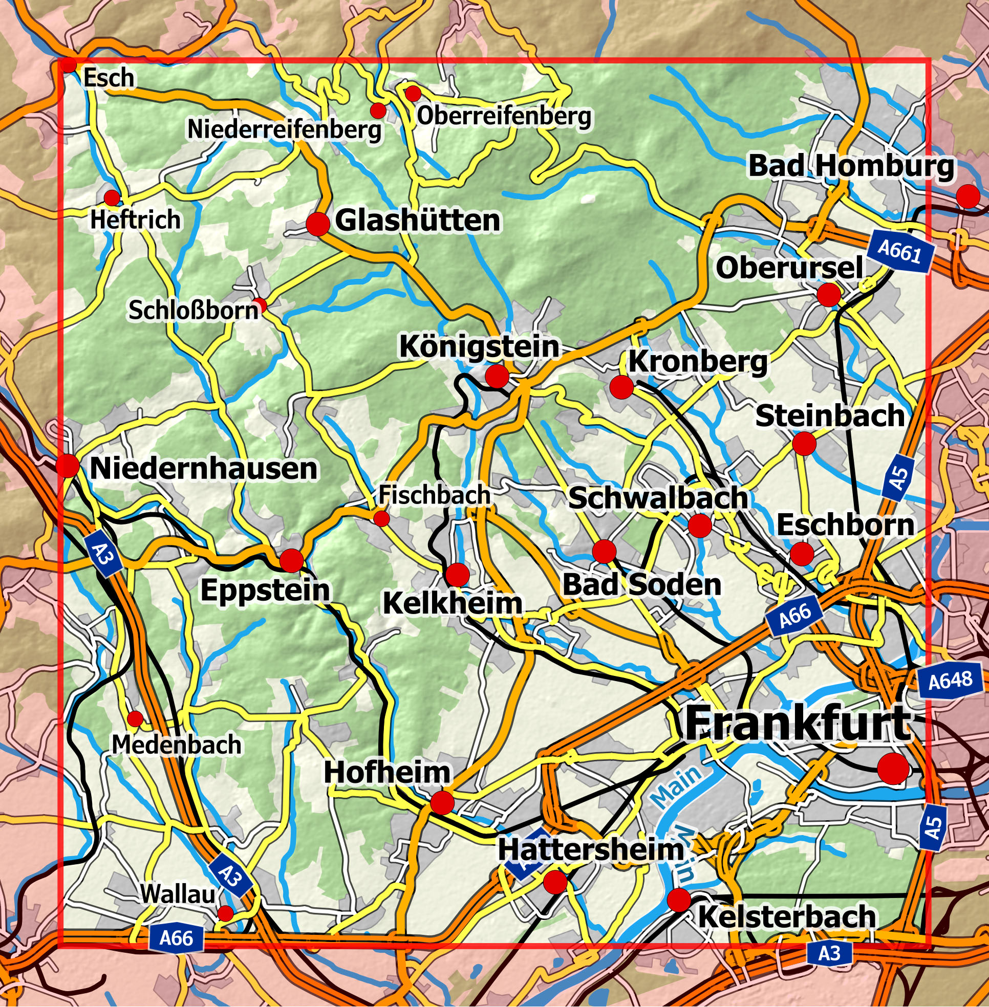 Beispielinhalt (Bild) Vordertaunus