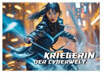 Vorderes Coverbild Kriegerin der Cyberwelt (Wandkalender 2025 DIN A2 quer), CALVENDO Monatskalender
