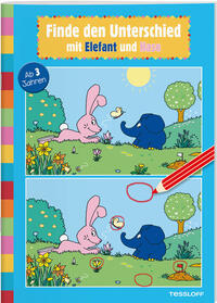 Vorderes Coverbild Finde den Unterschied mit Elefant und Hase