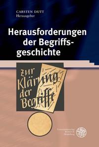 Vorderes Coverbild Herausforderungen der Begriffsgeschichte