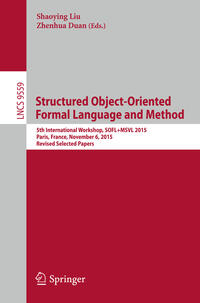 Vorderes Coverbild Structured Object-Oriented Formal Language and Method