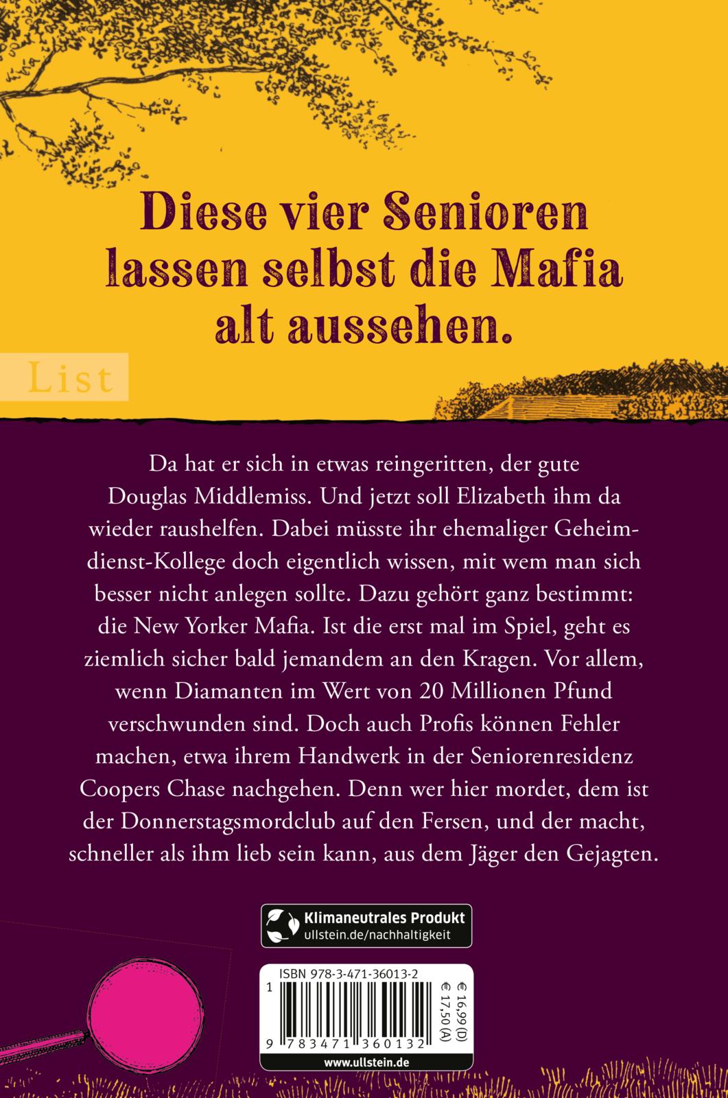 Rückseitencover Der Mann, der zweimal starb (Die Mordclub-Serie 2)