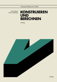 Vorderes Coverbild Anhang zu Konstruieren und Berechnen