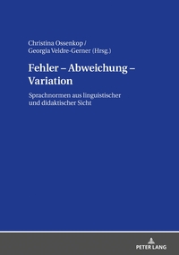 Vorderes Coverbild Fehler – Abweichung – Variation