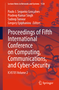 Vorderes Coverbild Proceedings of Fifth International Conference on Computing, Communications, and Cyber-Security