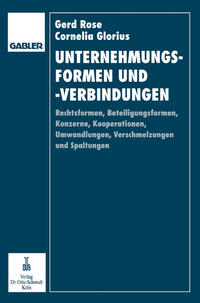 Vorderes Coverbild Unternehmungsformen und -verbindungen