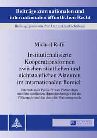 Vorderes Coverbild Institutionalisierte Kooperationsformen zwischen staatlichen und nichtstaatlichen Akteuren im internationalen Bereich
