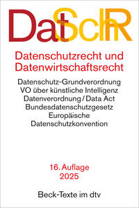 Vorderes Coverbild Datenschutzrecht und Datenwirtschaftsrecht