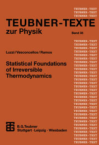 Vorderes Coverbild Statistical Foundations of Irreversible Thermodynamics