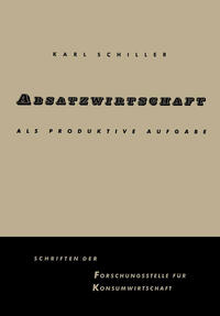 Vorderes Coverbild Absatzwirtschaft als produktive Aufgabe