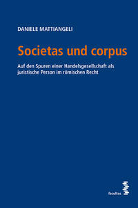 Vorderes Coverbild Societas und corpus