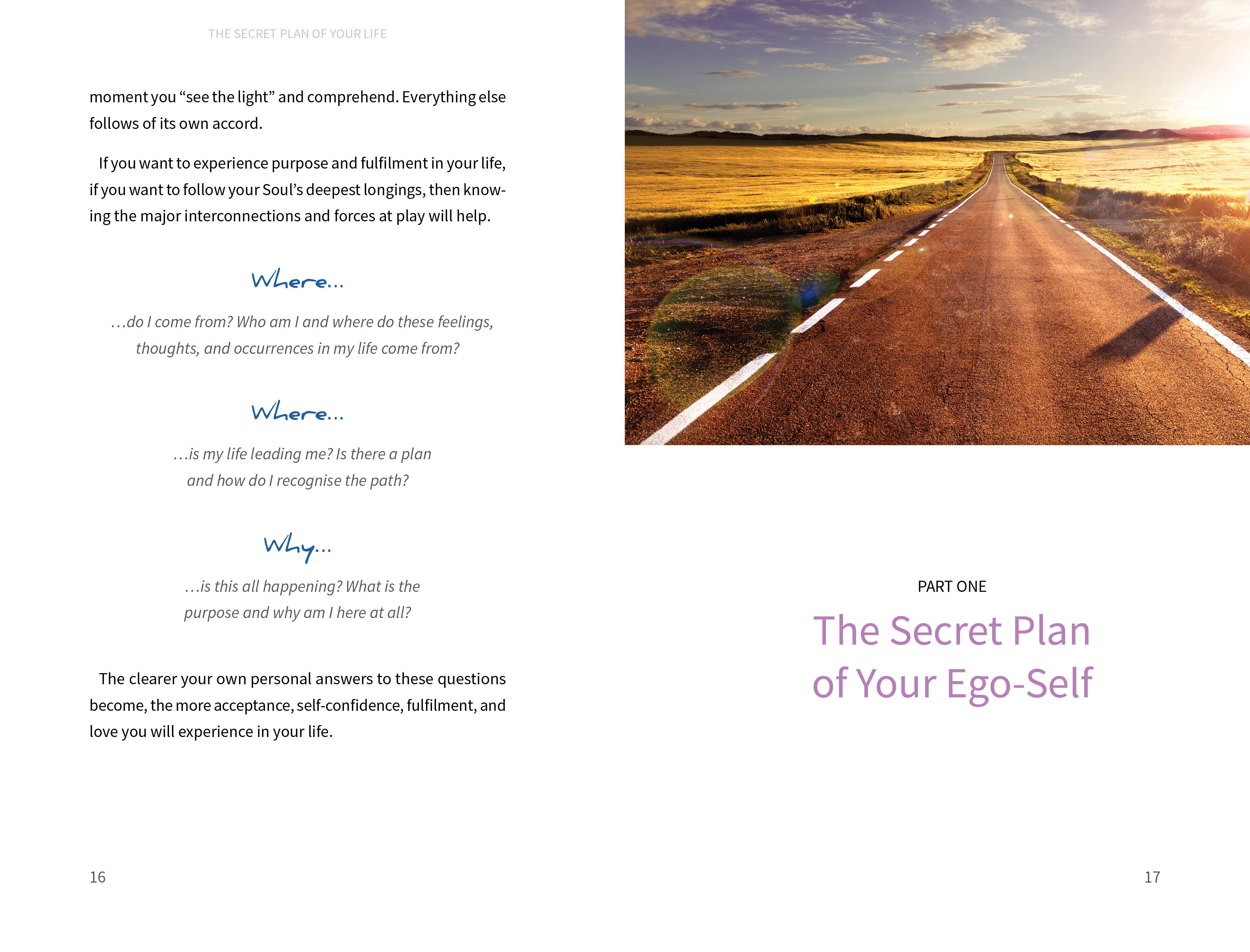 Beispielinhalt (Bild) The Secret Plan Of Your Life