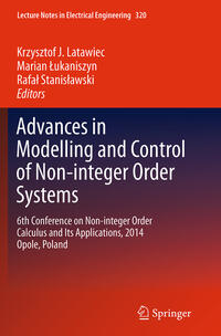 Vorderes Coverbild Advances in Modelling and Control of Non-integer-Order Systems