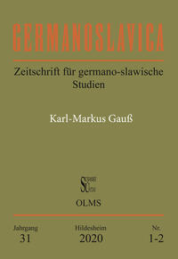 Vorderes Coverbild Germanoslavica. Zeitschrift für germano-slawische Studien