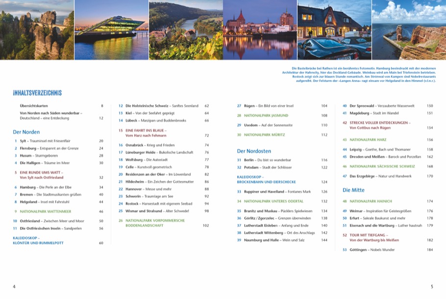 Beispielinhalt (Bild) Das Reisebuch Deutschland