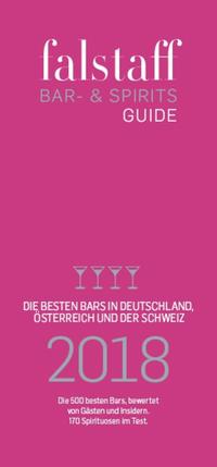 Vorderes Coverbild falstaff Bar & Spirits-Guide Deutschland 2018