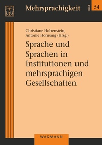 Vorderes Coverbild Sprache und Sprachen in Institutionen und mehrsprachigen Gesellschaften