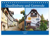 Vorderes Coverbild Quedlinburg und Gernrode (Tischkalender 2025 DIN A5 quer), CALVENDO Monatskalender