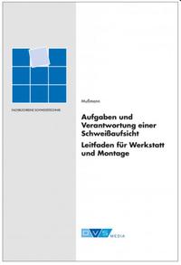 Vorderes Coverbild Aufgaben und Verantwortung einer Schweißaufsicht