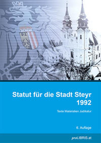 Vorderes Coverbild Statut für die Stadt Steyr