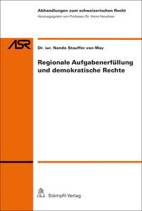 Vorderes Coverbild Regionale Aufgabenerfüllung und demokratische Rechte