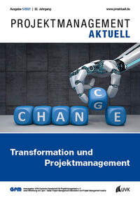 Vorderes Coverbild PROJEKTMANAGEMENT AKTUELL 5 (2021)