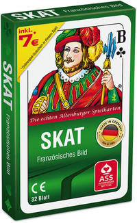 Vorderes Coverbild Skat, französisches Bild in Faltschachtel