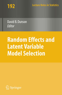 Vorderes Coverbild Random Effect and Latent Variable Model Selection