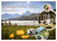 Vorderes Coverbild Naturparadies Allgäu - Von Oberstdorf bis Füssen (Wandkalender 2025 DIN A4 quer), CALVENDO Monatskalender