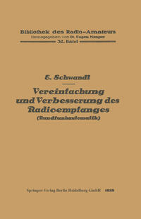 Vorderes Coverbild Vereinfachung und Verbesserung des Radioempfanges