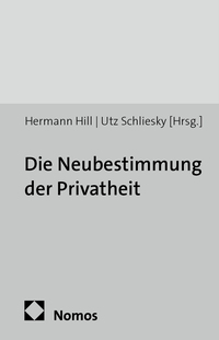 Vorderes Coverbild Die Neubestimmung der Privatheit