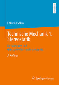 Vorderes Coverbild Technische Mechanik 1. Stereostatik