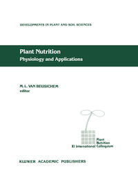 Vorderes Coverbild Plant Nutrition - Physiology and Applications