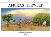 Vorderes Coverbild AFRIKAS TIERWELT Panorama Impressionen (Wandkalender 2025 DIN A4 quer), CALVENDO Monatskalender