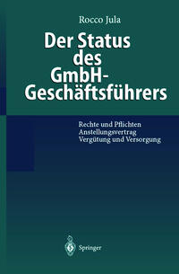 Vorderes Coverbild Der Status des GmbH-Geschäftsführers
