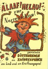 Vorderes Coverbild Alaaf! Helau! Zur Narrenschau!